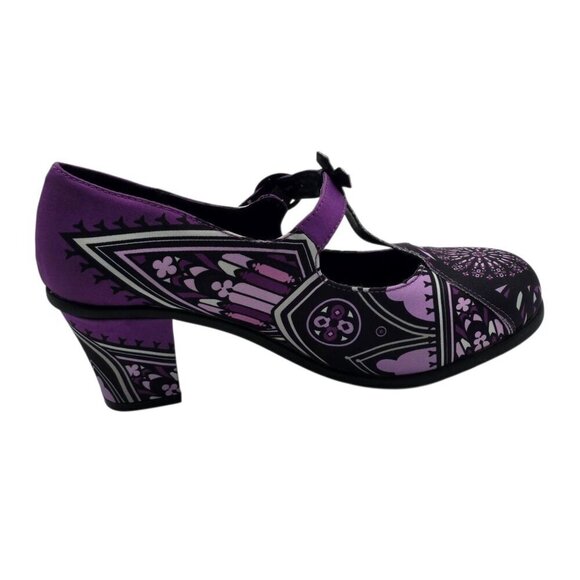 Women's - Hot Chocolate Design Chocolaticas Mid Heels Gothic Pumps, Size 35 (US - Picture 11 of 11